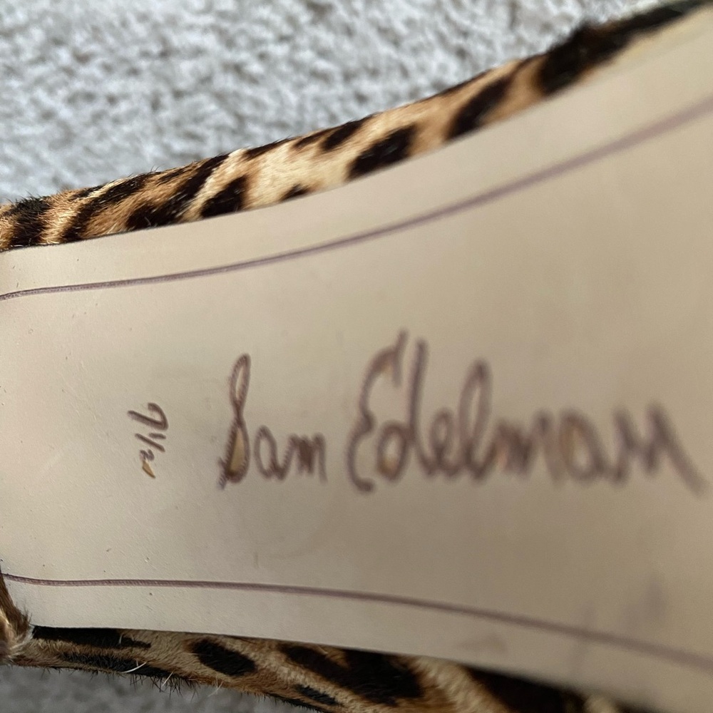 Sam Edelman Animal Print Ankle Boots - Picture 7 of 7